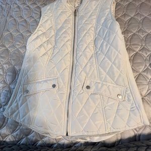 Womens Westport white quilted vest